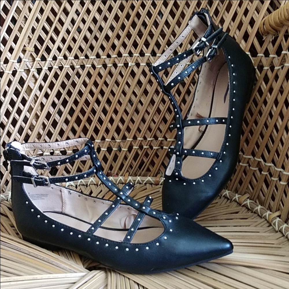 Express Pointed Stud Flats. Super comfy.